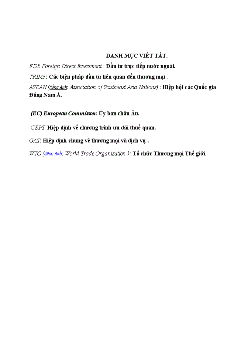 image for page Nghiên cứu phân tích xu hướng biến động nguồn vốn FDI đầu tư vào việt nam giai đoạn 2000 2009