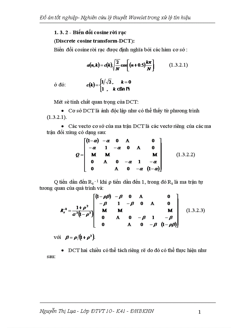 image for page Nghiên cứu lý thuyết wavelet trong xử lý tín hiệu