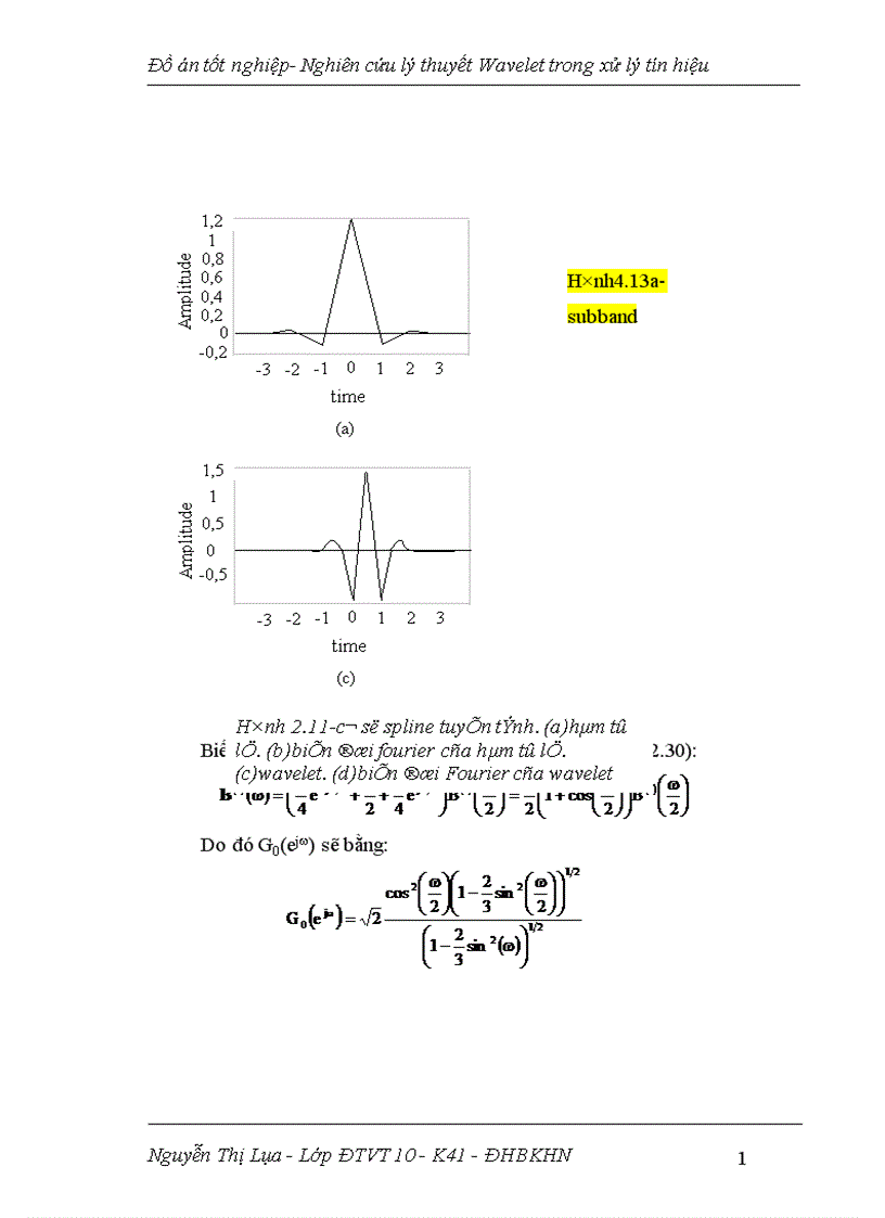 image for page Nghiên cứu lý thuyết wavelet trong xử lý tín hiệu