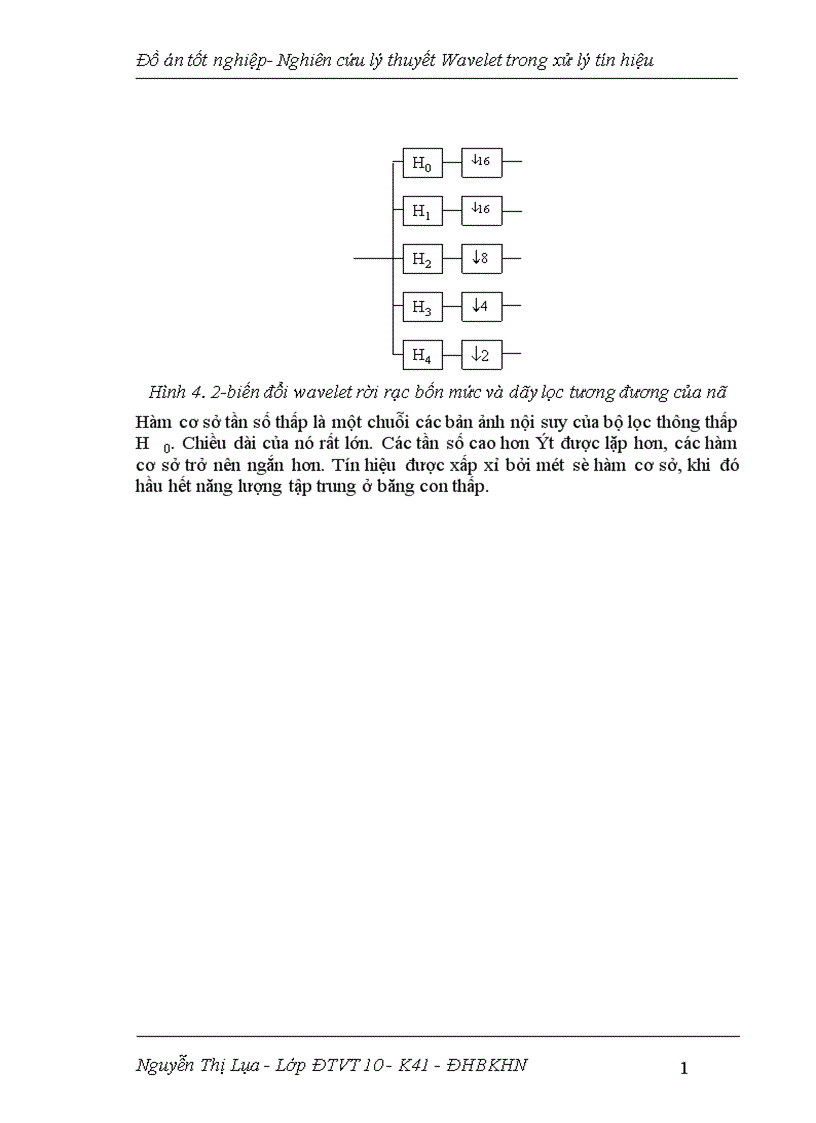 image for page Nghiên cứu lý thuyết wavelet trong xử lý tín hiệu