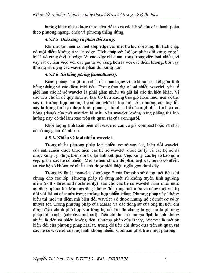image for page Nghiên cứu lý thuyết wavelet trong xử lý tín hiệu
