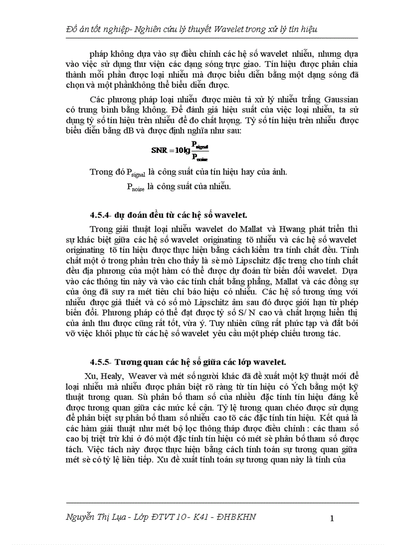 image for page Nghiên cứu lý thuyết wavelet trong xử lý tín hiệu