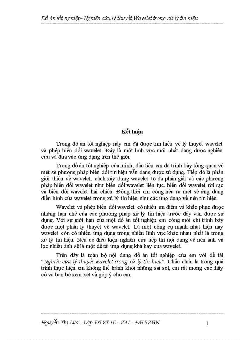 image for page Nghiên cứu lý thuyết wavelet trong xử lý tín hiệu
