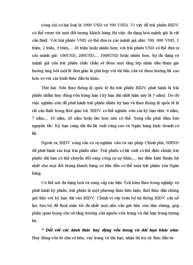 image for page Một số giải pháp nhằm mở rộng huy động vốn trung và dài hạn tại Ngân hàng Đầu tư và Phát triển Việt Nam 1