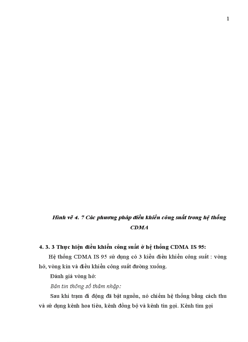 image for page Giao diện vô tuyến của hệ thống CDMA