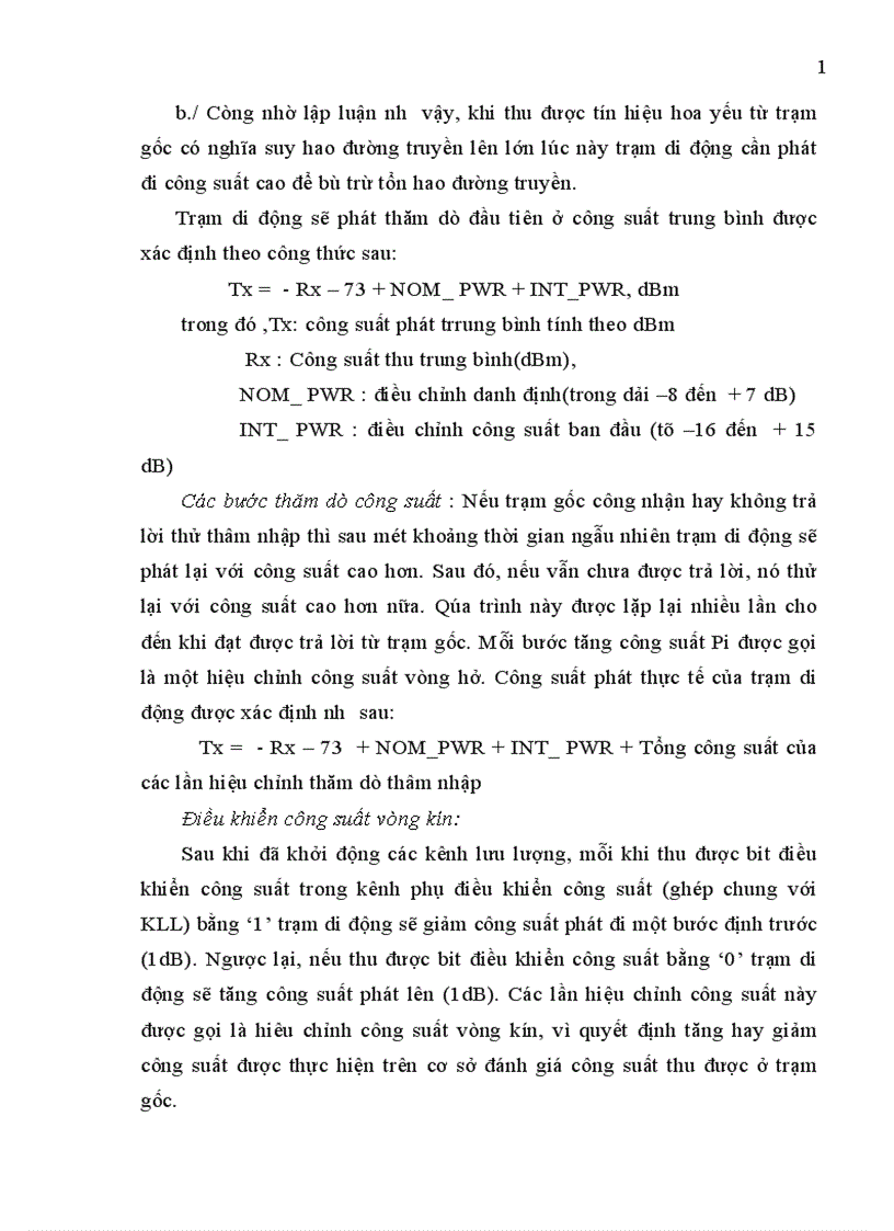 image for page Giao diện vô tuyến của hệ thống CDMA