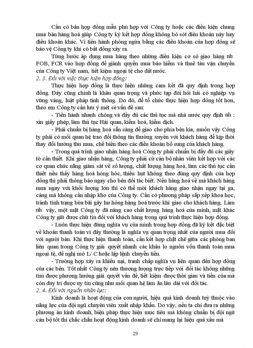 image for page Một số đề xuất nhằm nâng cao nghiệp vụ đàm phán ký kết và thực hiện hợp đồng của công ty Technoimport