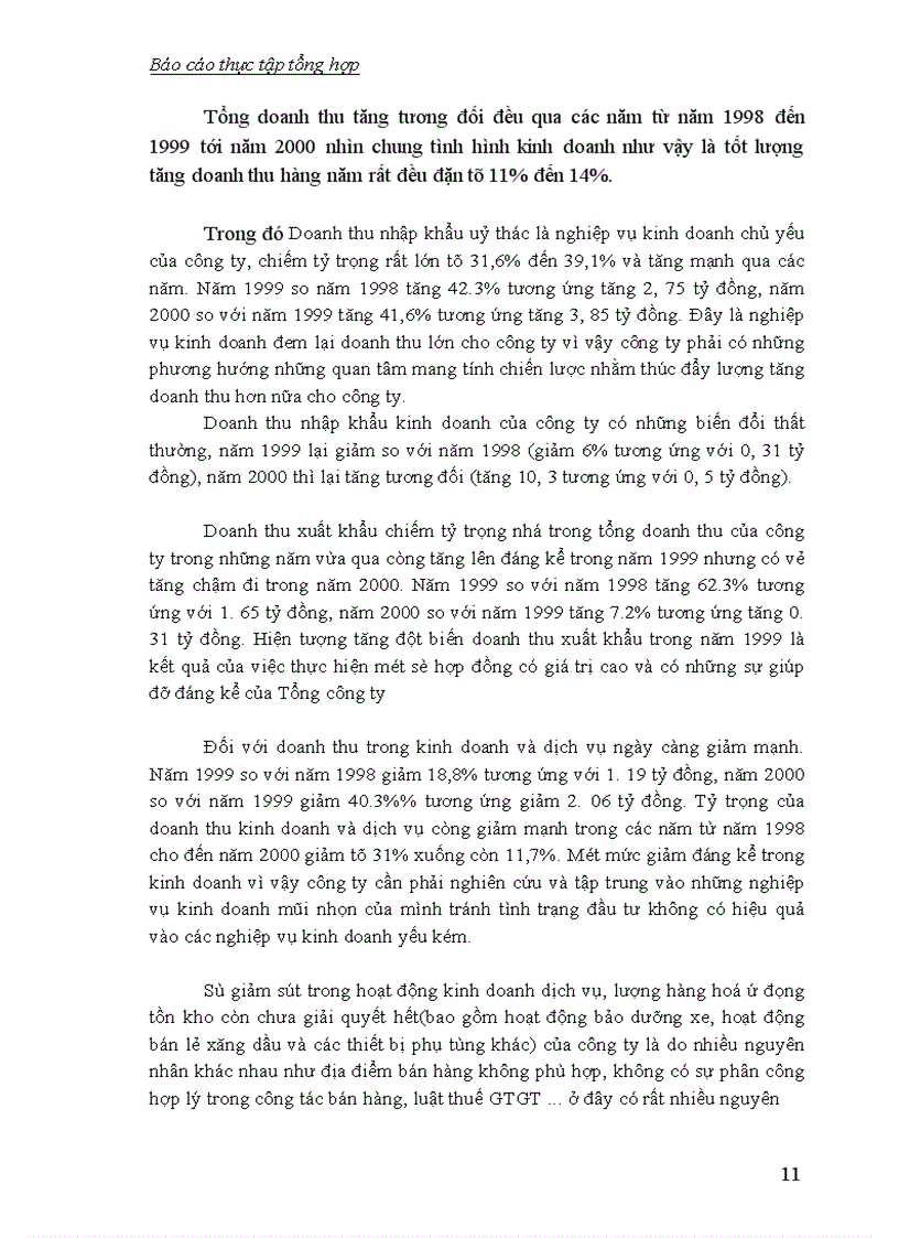 image for page Báo cáo thực tập tổng hợp của Công ty Thiết bị phụ tùng và xăng dầu