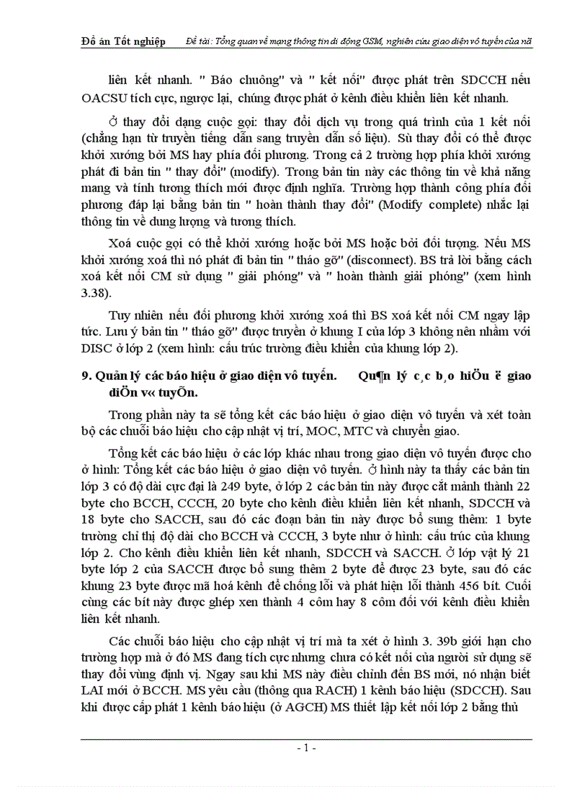 image for page Tổng quan về mạng thông tin di động GSM nghiên cứu giao diện vô tuyến của nó