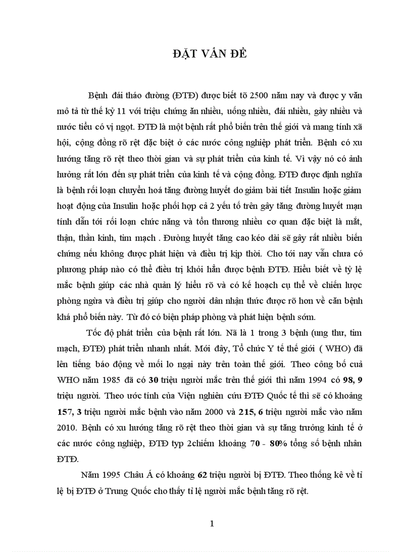 image for page Tìm hiểu tình hình bệnh ĐTĐ trong 5 năm 1996 2000 tại khoa nội tiết bệnh viện Bạch Mai 1