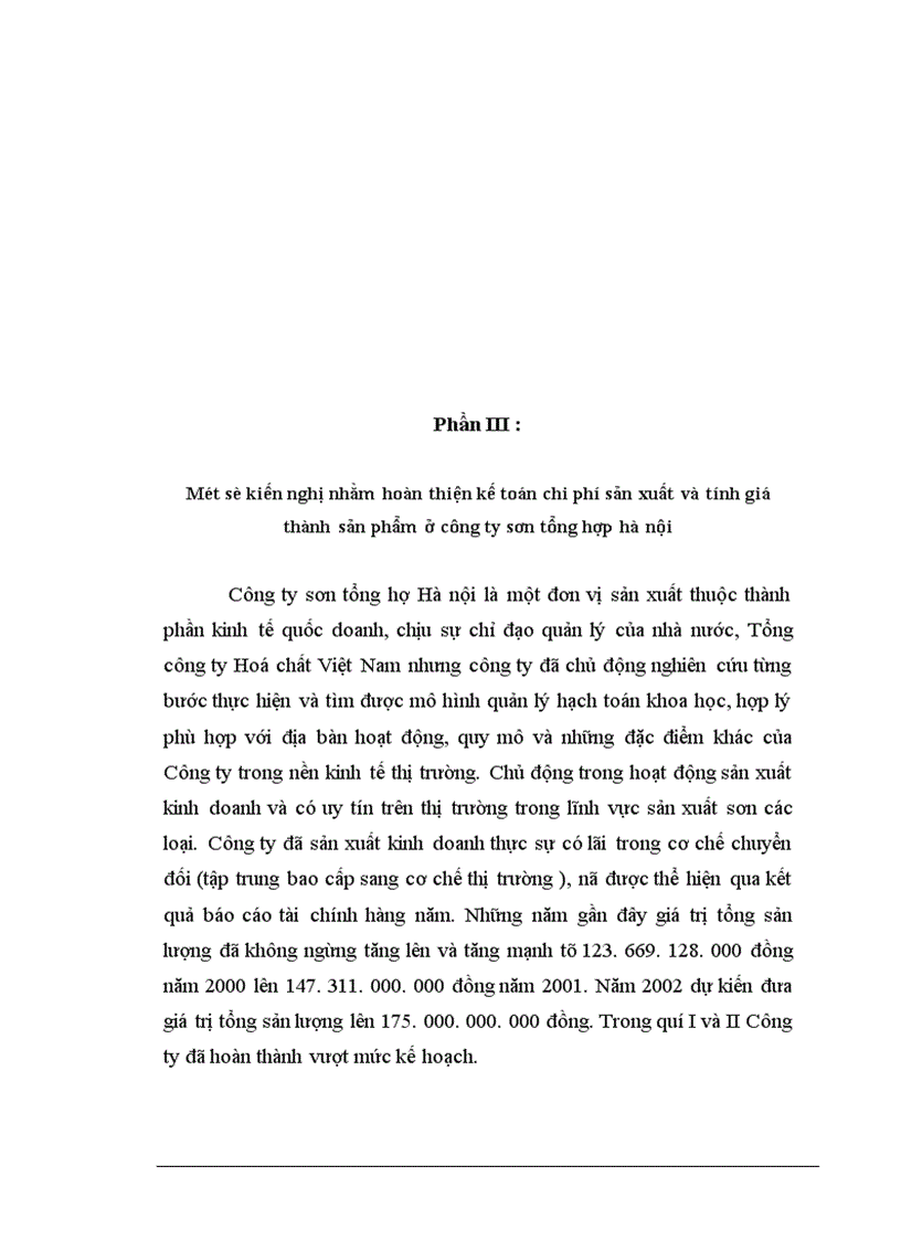 image for page Tổ chức kế toán tập hợp chi phí sản xuất và tính giá thành sản phẩm ở Công ty Sơn Tổng hợp Hà nội 1