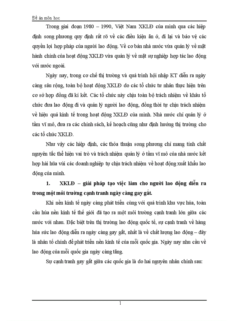 image for page XKLĐ giải pháp tạo việc làm cho người lao động trong tiến trình hội nhập KTQT