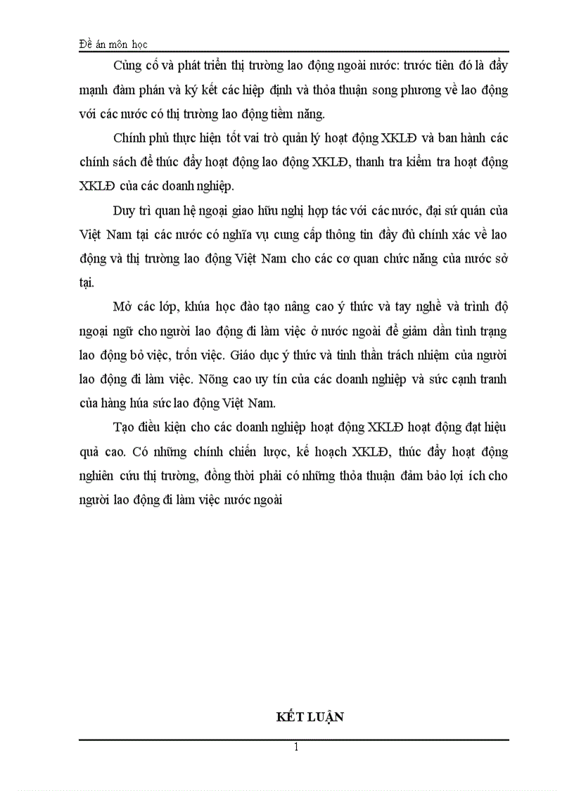 image for page XKLĐ giải pháp tạo việc làm cho người lao động trong tiến trình hội nhập KTQT