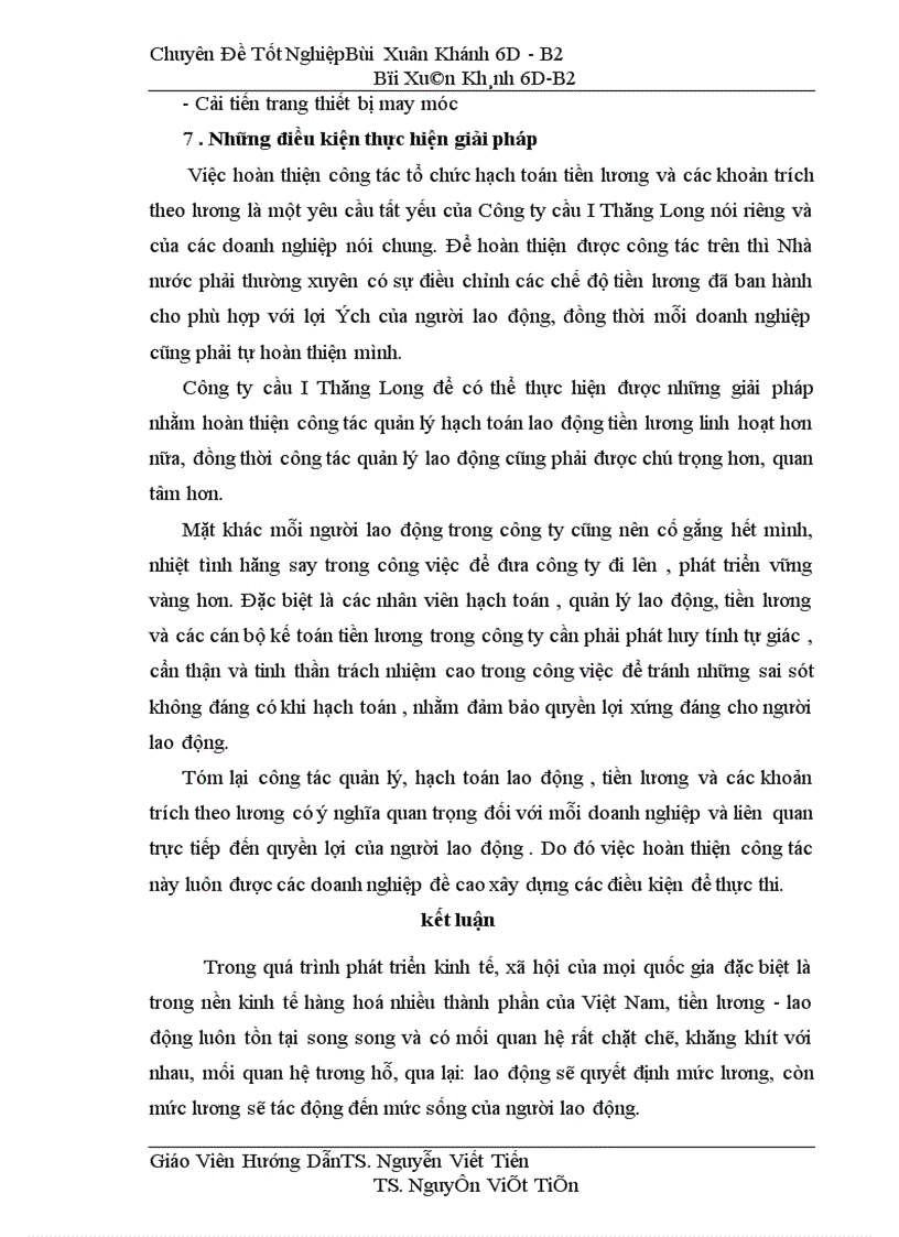 image for page Hoàn thiện kế toán tiền lương và các khoản trích theo lương tại công ty cầu I Thăng Long 1