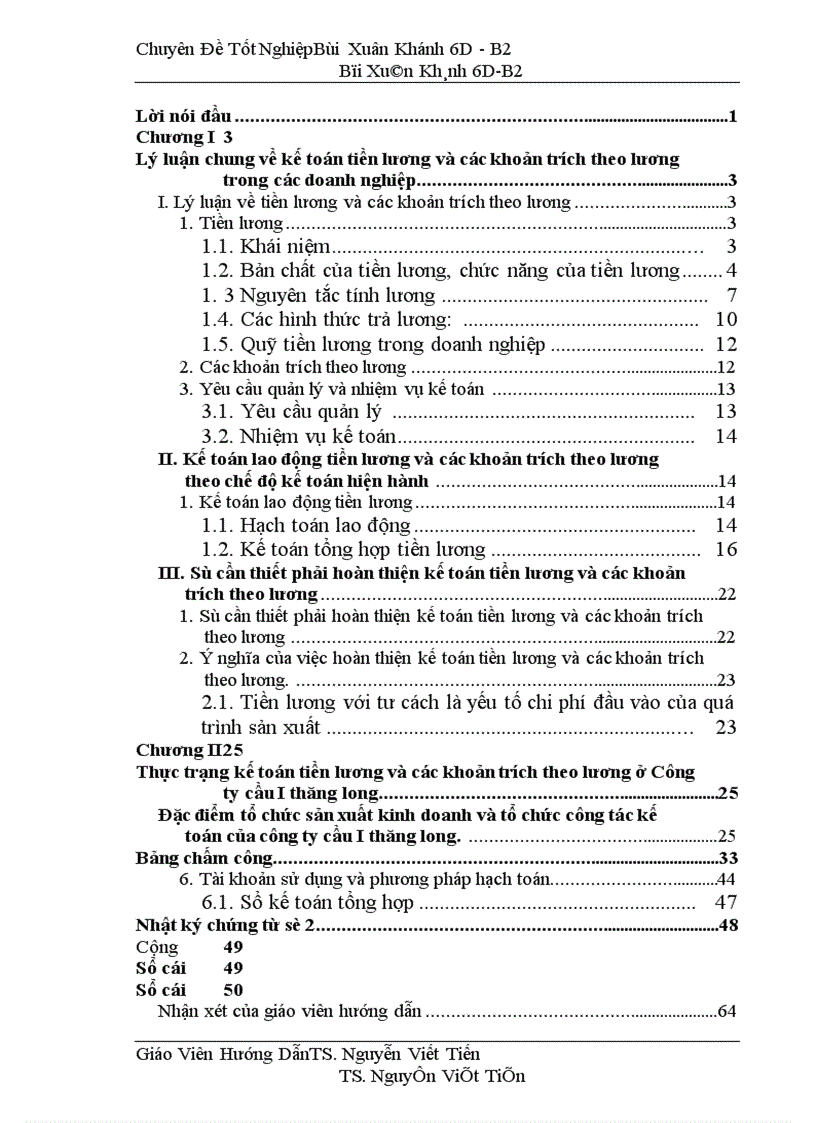 image for page Hoàn thiện kế toán tiền lương và các khoản trích theo lương tại công ty cầu I Thăng Long 1