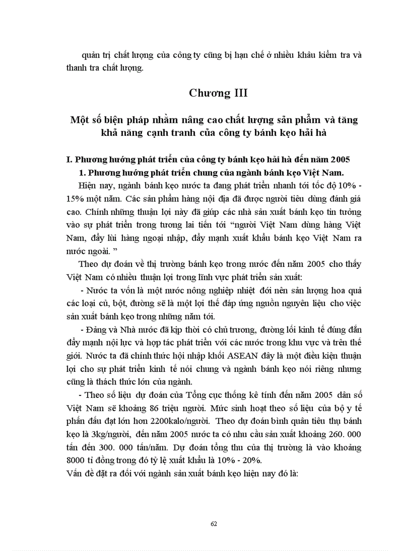 image for page Chất lượng sản phẩm với việc nâng cao khả năng cạnh tranh của Công ty Bánh kẹo Hải Hà 1
