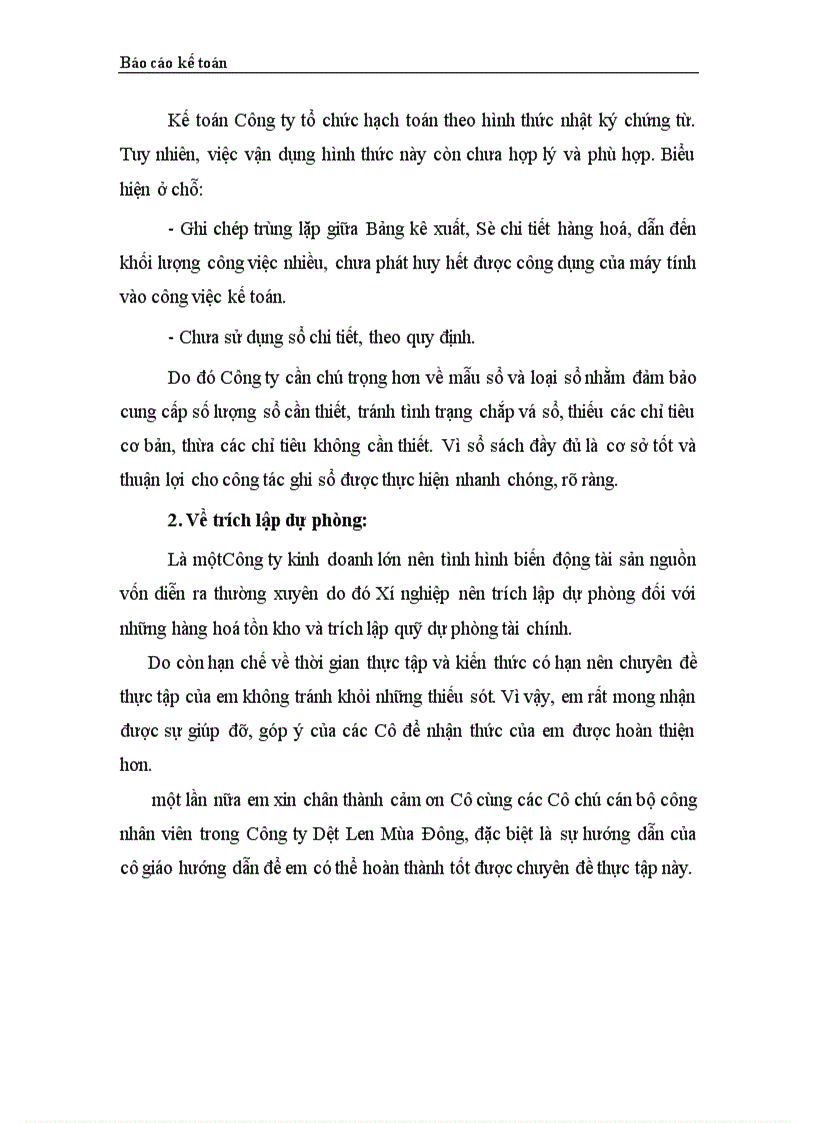 image for page Thực trạng công tác hạch toán kế toán tổng hợp tại Công ty dệt len Mùa Đông 1