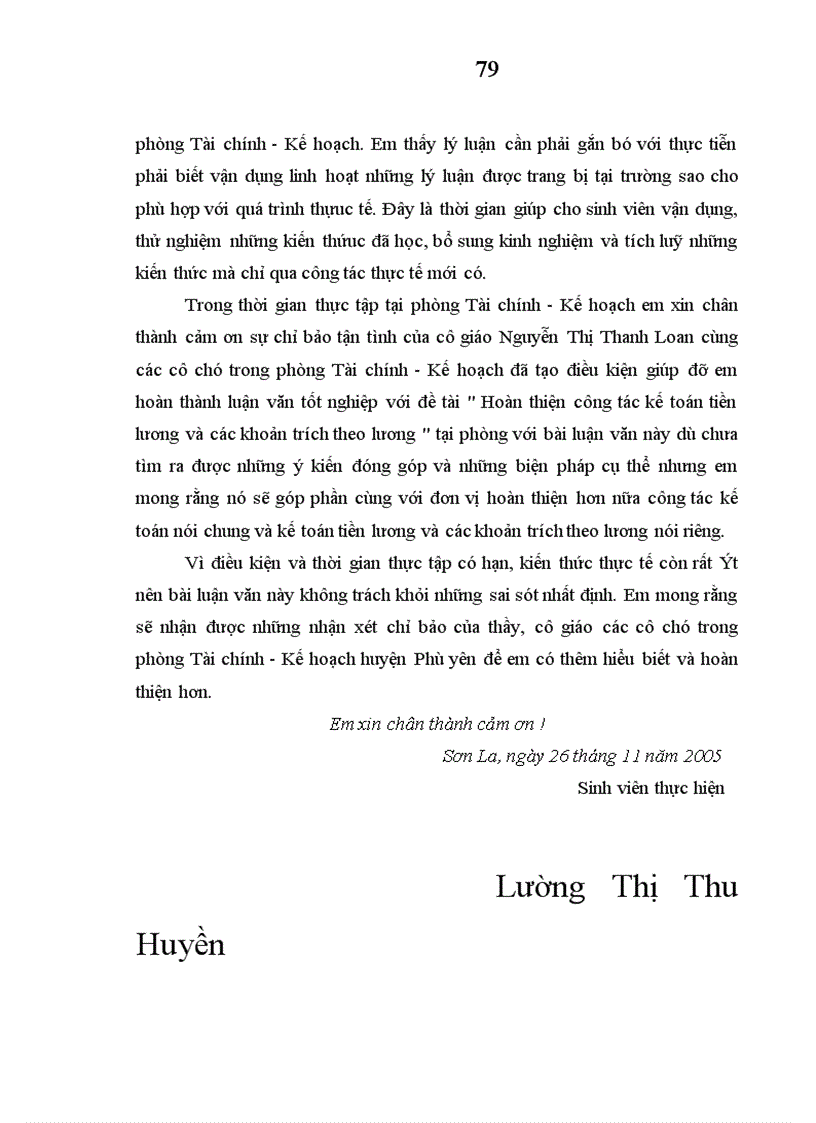 image for page Hoàn thiện công tác kế toán tiền lương và các khoản trích theo lương tại phòng Tài chính Kế hoạch huyện Phù Yên 1