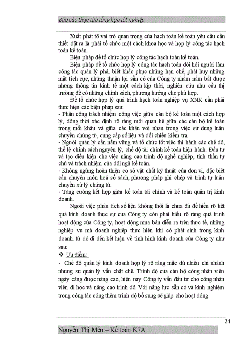 image for page Báo cáo thực tập tại Công ty xuất nhập khẩu và đầu tư IMEXIN