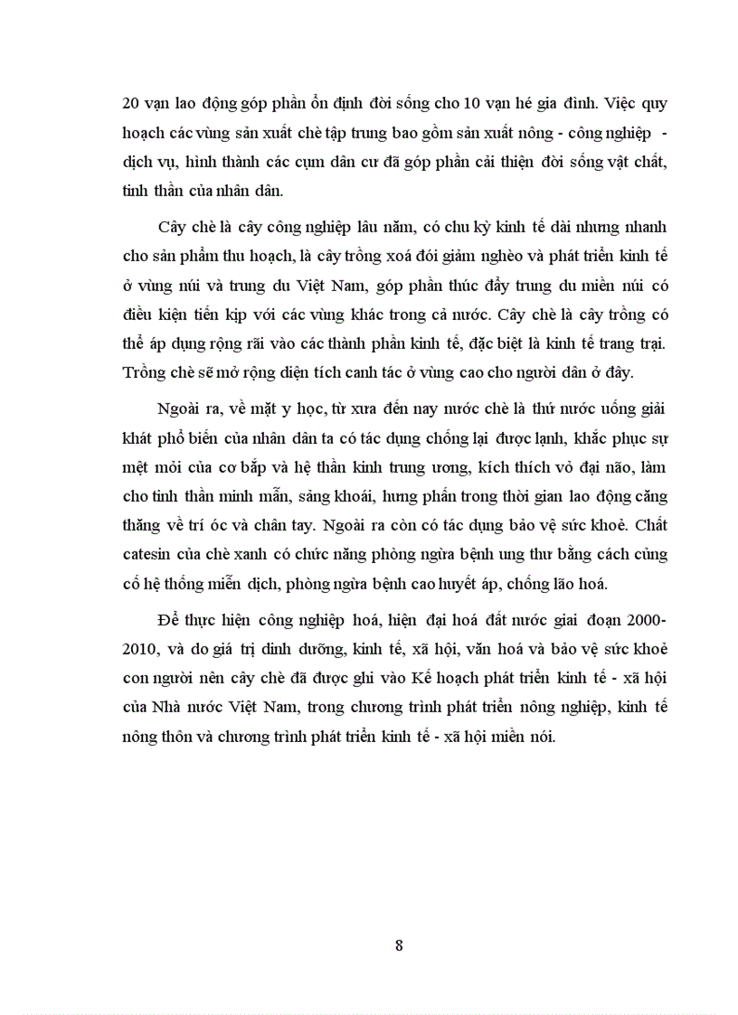 image for page Một số giải pháp nhằm phát triển sản xuất chè ở Việt Nam từ nay đến năm 2010
