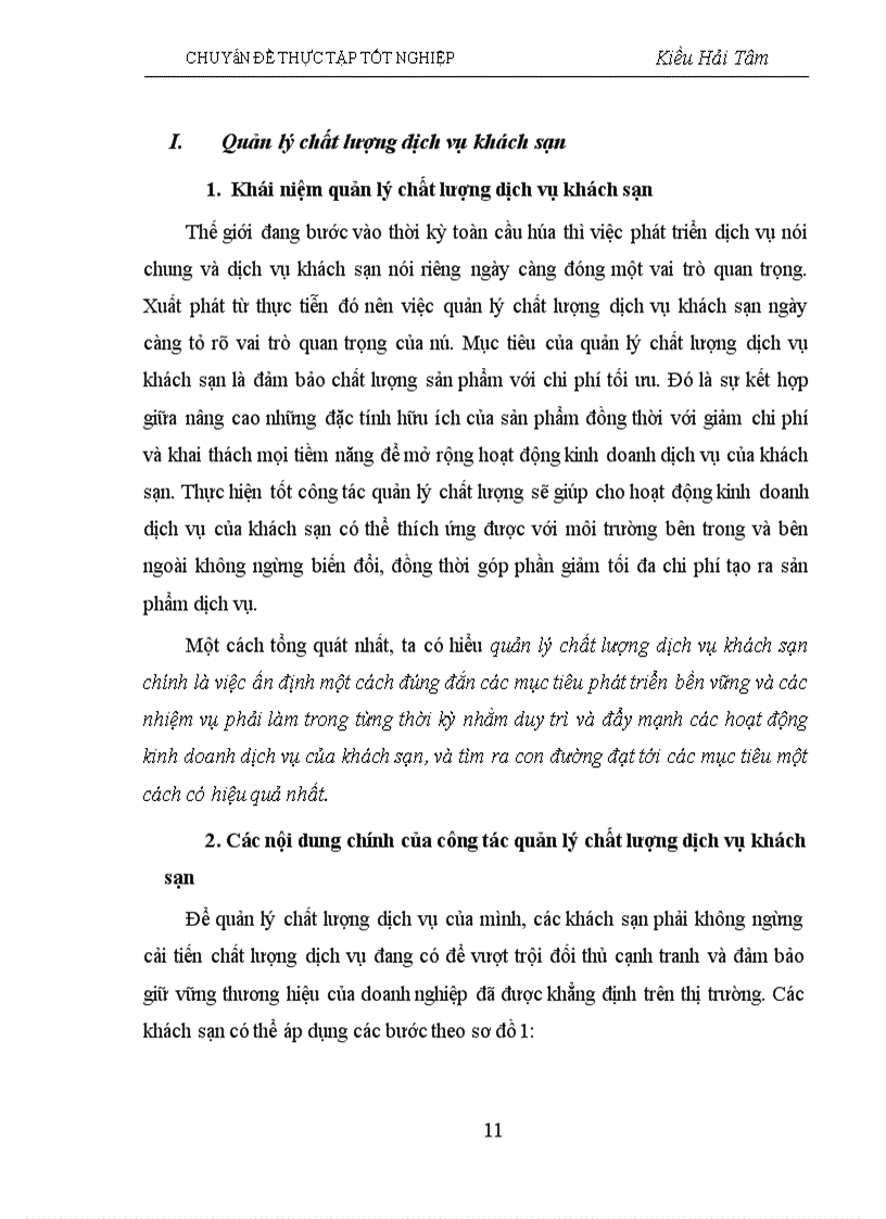 image for page Một số giải pháp về quản lý chất lượng dịch vụ tại khách sạn Thắng Lợi