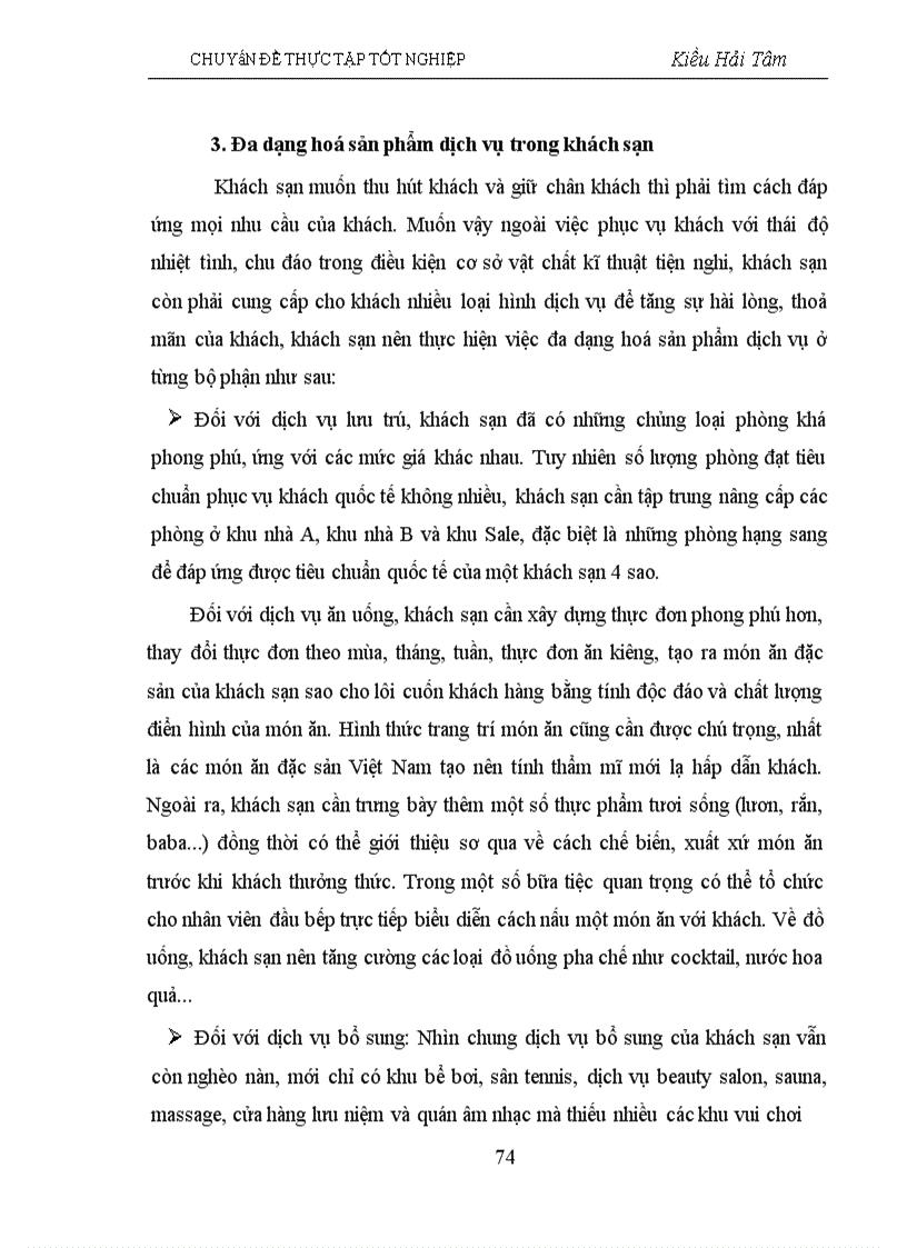 image for page Một số giải pháp về quản lý chất lượng dịch vụ tại khách sạn Thắng Lợi