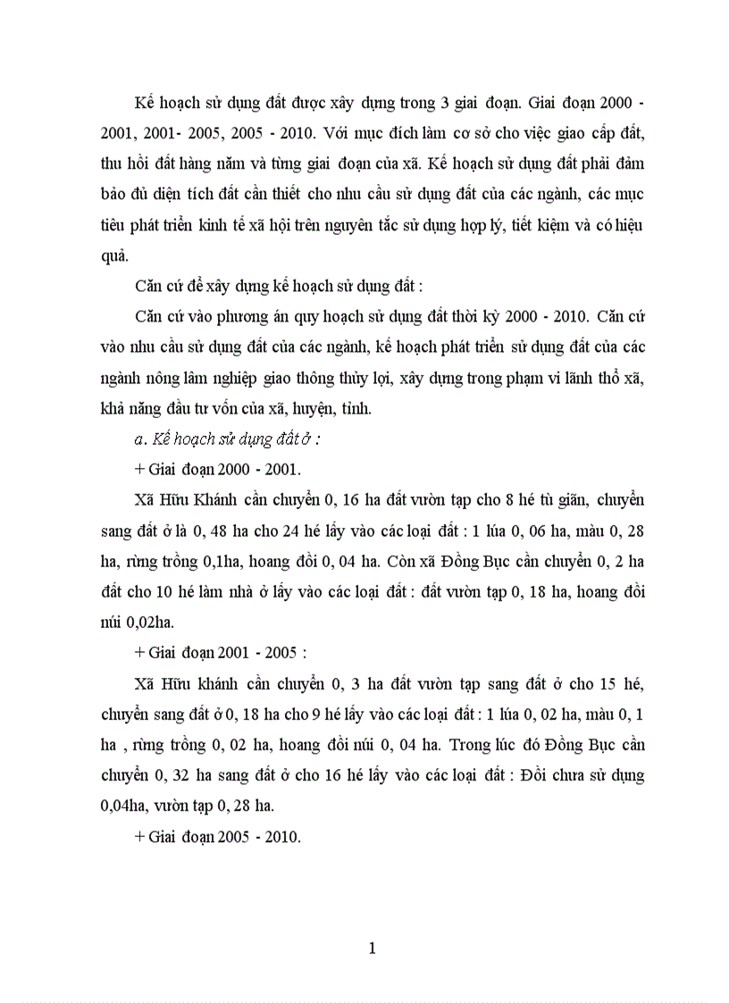 image for page Quy hoạch kế hoạch sử dụng đất cấp xã