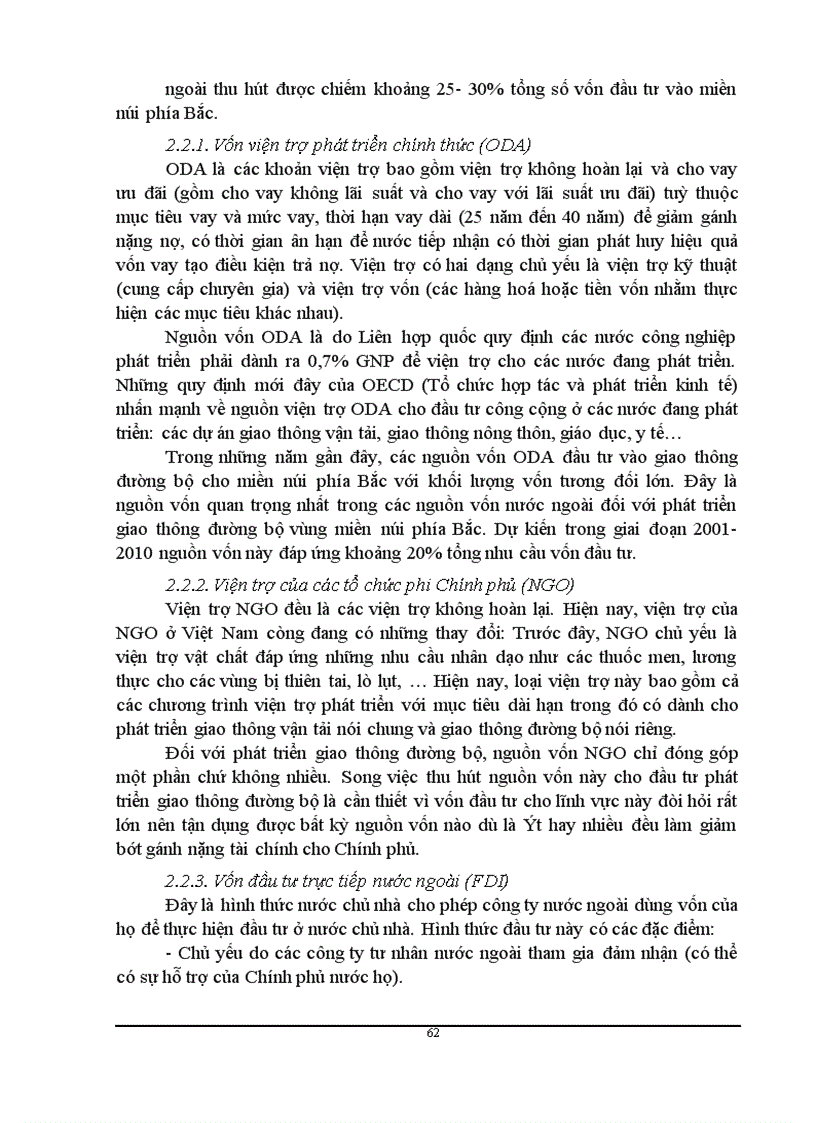 image for page Phương hướng và giải pháp nhằm tăng cường huy động vốn cho đầu tư phát triển mạng lưới giao thông đường bộ vùng miền núi phía Bắc giai đoạn 2001 2010 1