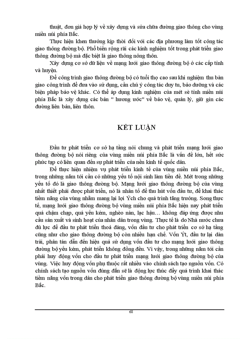 image for page Phương hướng và giải pháp nhằm tăng cường huy động vốn cho đầu tư phát triển mạng lưới giao thông đường bộ vùng miền núi phía Bắc giai đoạn 2001 2010 1