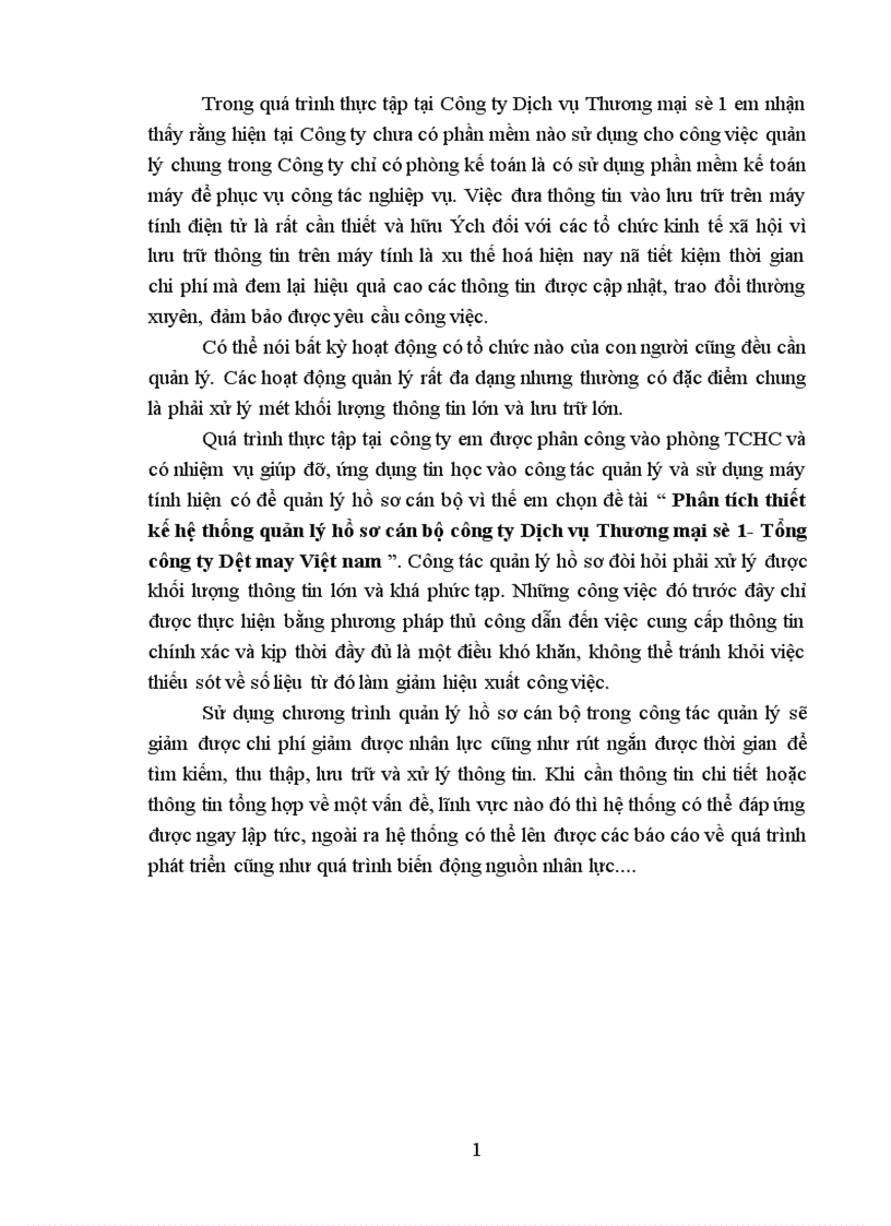 image for page Phân tích thiết kế hệ thống quản lý hồ sơ cán bộ 1