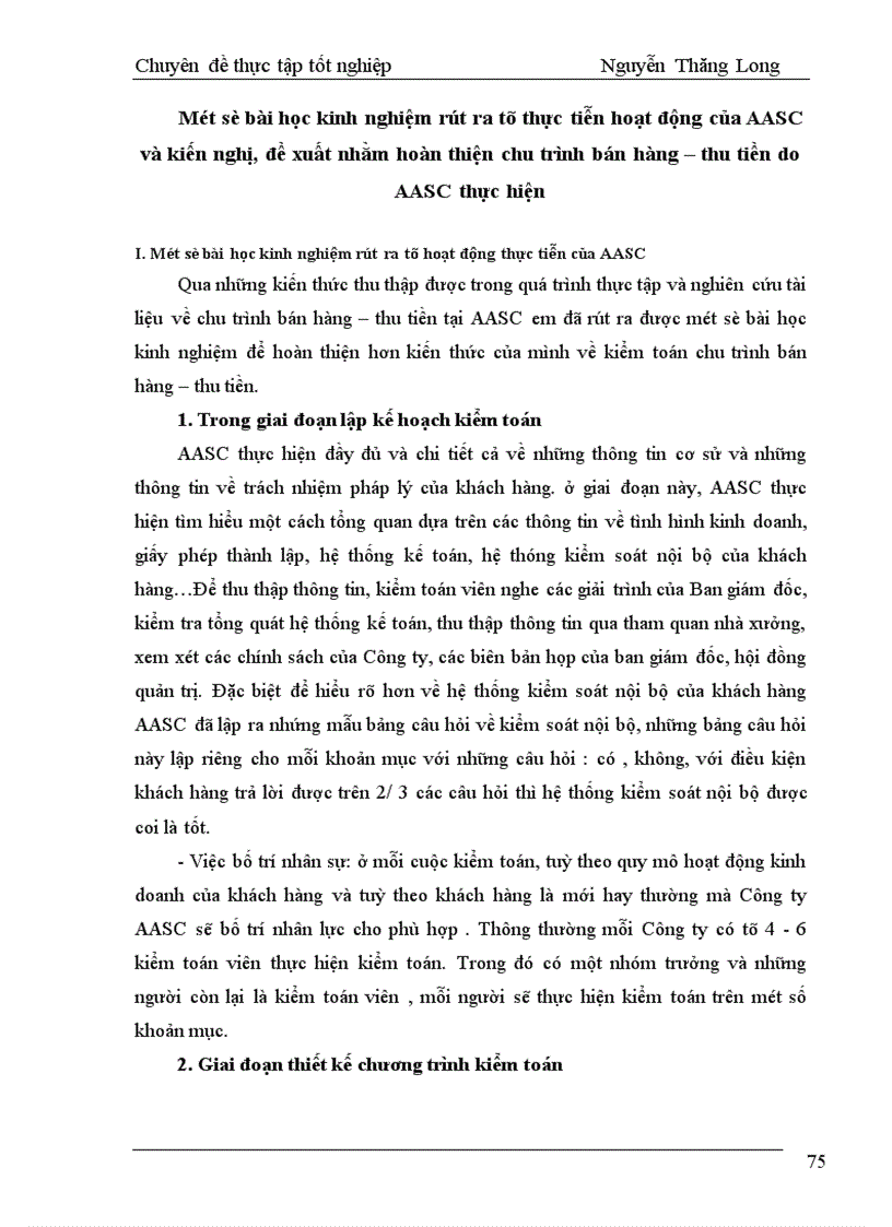 image for page Kiểm toán chu trình bán hàng thu tiền trong kiểm toán Báo cáo tài chính do AASC thực hiện 1