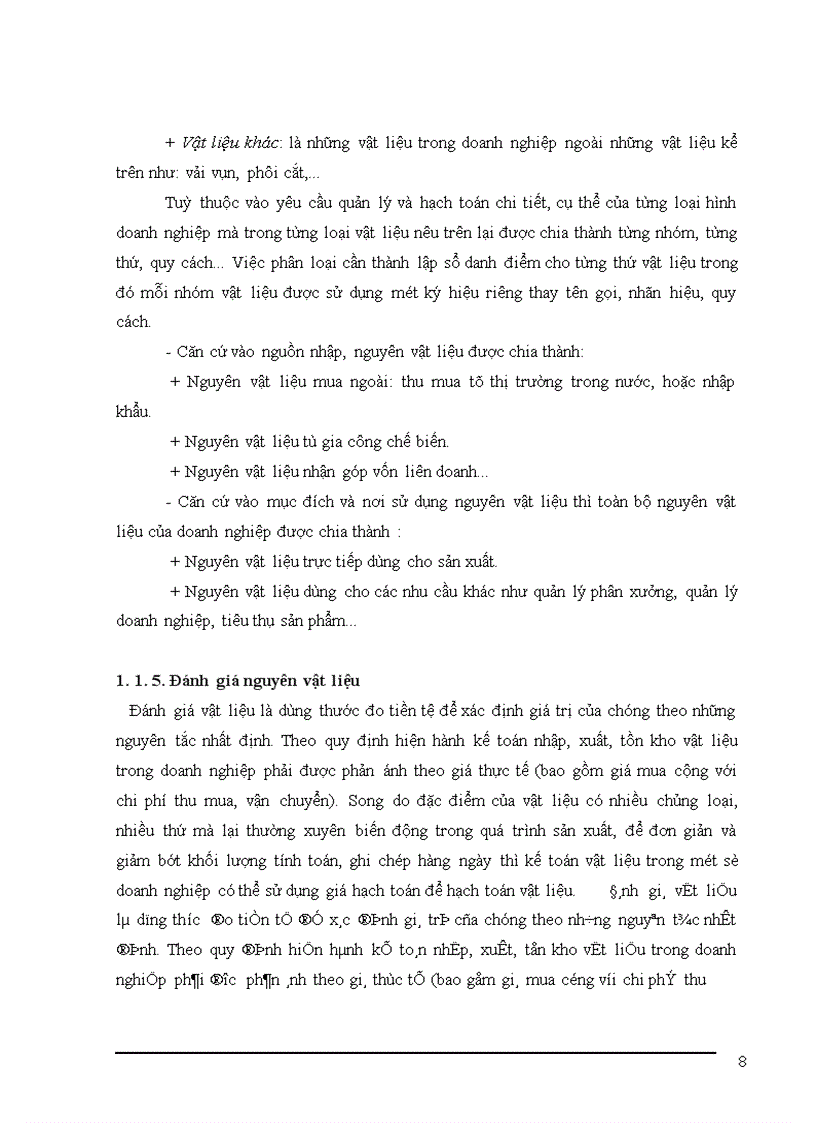image for page Tổ chức công tác kế toán nguyên vật liệu tại Xí nghiệp sản xuất thiết bị điện 1