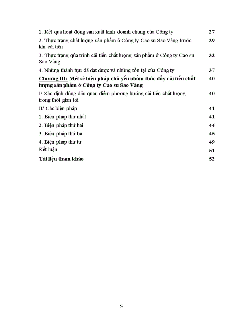 image for page Một số biện pháp nhằm thúc đẩy quá trình cải tiến chất lượng ở Công ty Cao su Sao Vàng 1