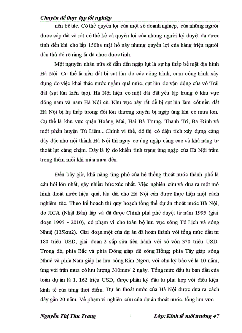 image for page Đánh giá thiệt hại kinh tế do ngập lụt ở Hà Nội năm 2008