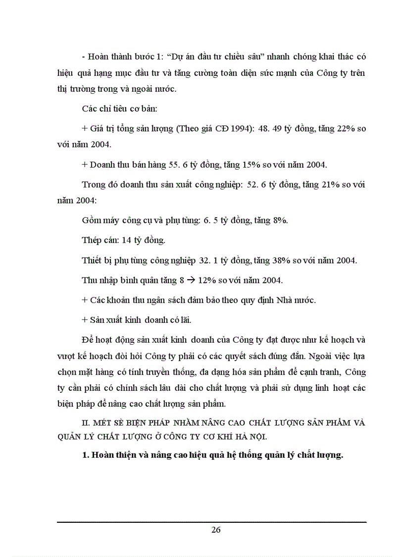 image for page Một số phương pháp và biện pháp cơ bản nhằm nâng cao chất lượng sản phẩm tại Công ty cơ khí Hà Nội 1