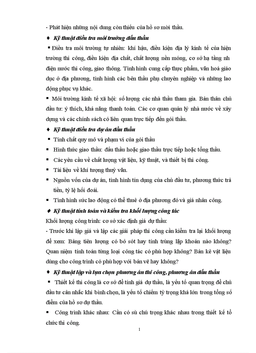 image for page Lập giá dự thầu