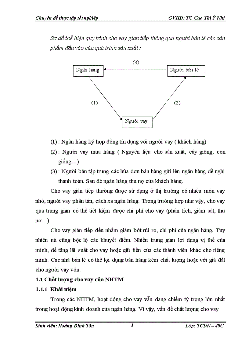 image for page Nâng cao chất lượng cho vay đối với khách hàng doanh nghiệp nhỏ và vừa tại Chi nhánh NHNo PTNT Hoàng Quốc Việt