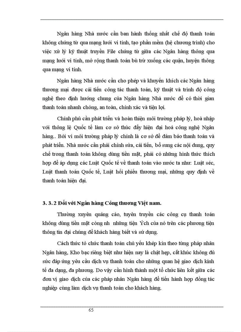 image for page Giải pháp mở rộng và hoàn thiện công tác thanh toán không dùng tiền mặt tại chi nhánh Ngân hàng Công thương Đống Đa 1