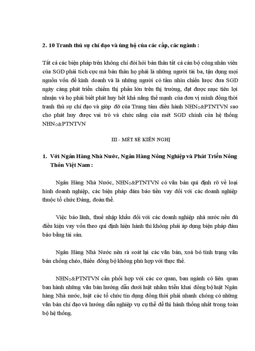 image for page Giải pháp nâng cao chất lượng tín dụng tại Sở Giao Dịch Ngân Hàng Nông Nghiệp và Phát Triển Nông Thôn Việt Nam 1