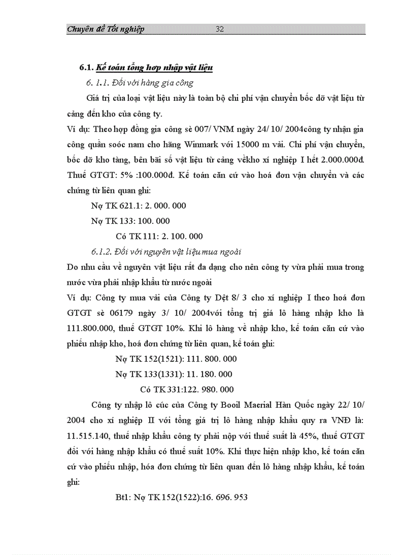 image for page Tổ chức công tác hạch toán nguyên vật liệu ở Công ty Cổ phần may Hồ Gươm 1