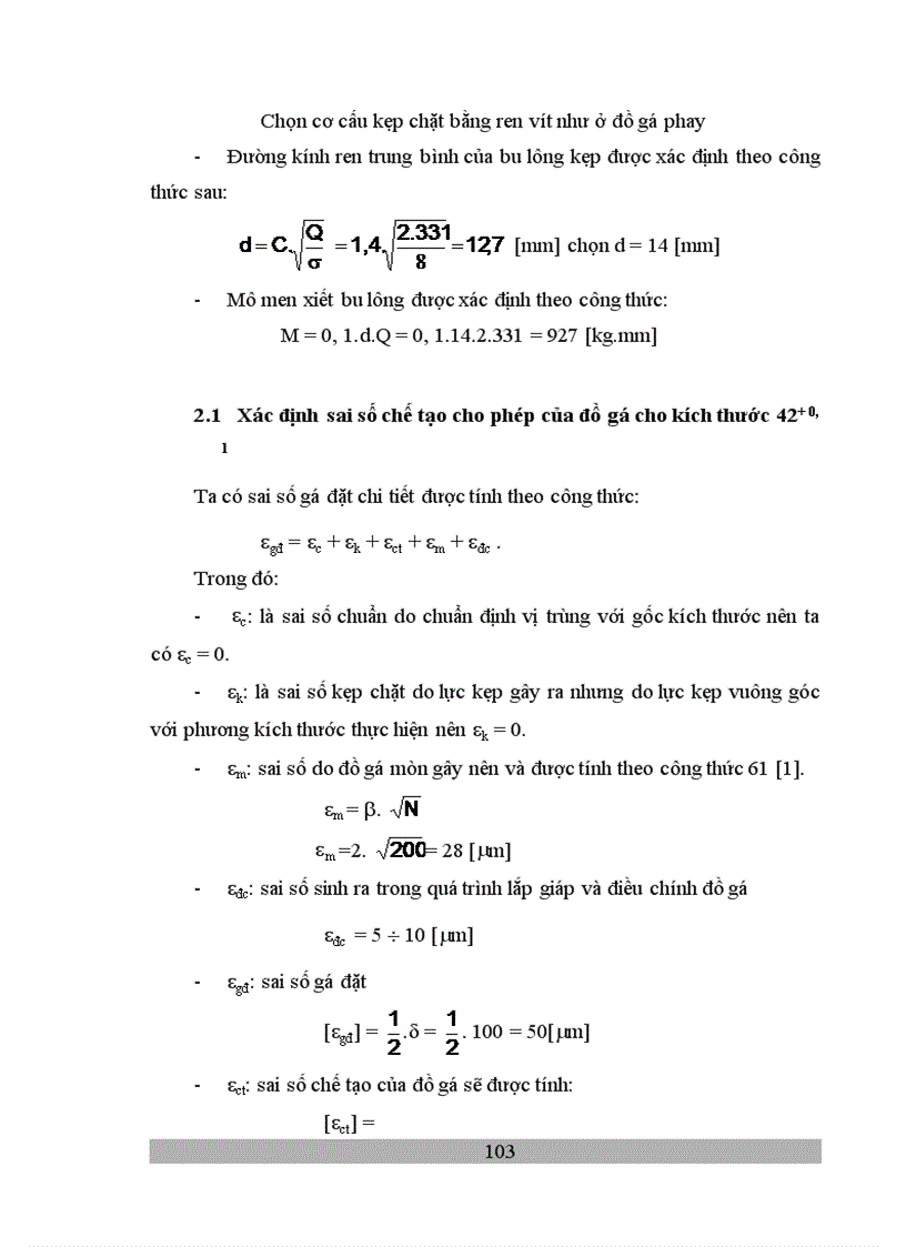 image for page Tính toán và thiết kế qui trình công nghệ chế tạo thân máy