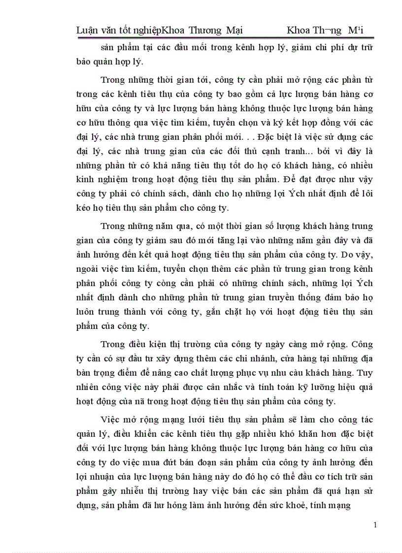 image for page Một số biện pháp đẩy mạnh hoạt động tiêu thụ sản phẩm ở công ty thực phẩm miền Bắc 1