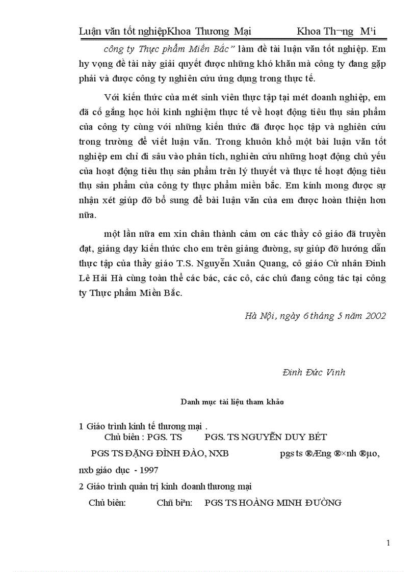 image for page Một số biện pháp đẩy mạnh hoạt động tiêu thụ sản phẩm ở công ty thực phẩm miền Bắc 1