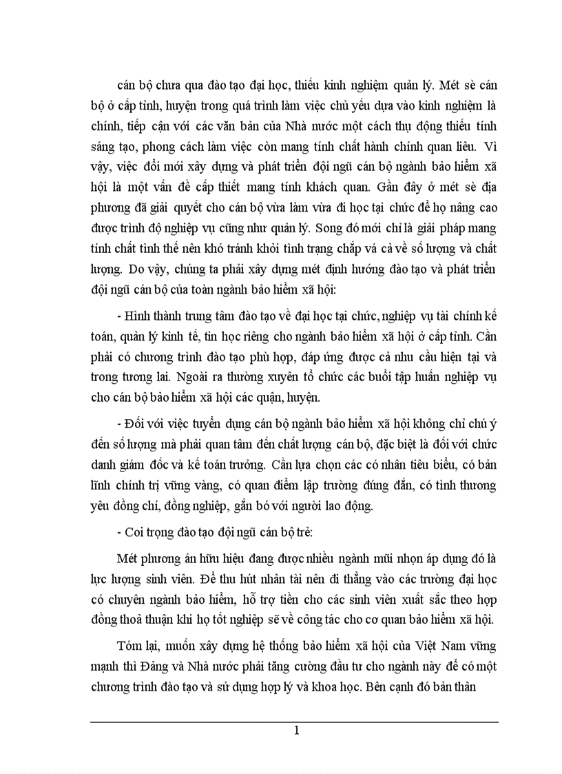 image for page Bàn về việc thu và chống thất thu quỹ bảo hiểm xã hội ở cơ quan Baỏ hiểm xã hội quận Đống Đa 1