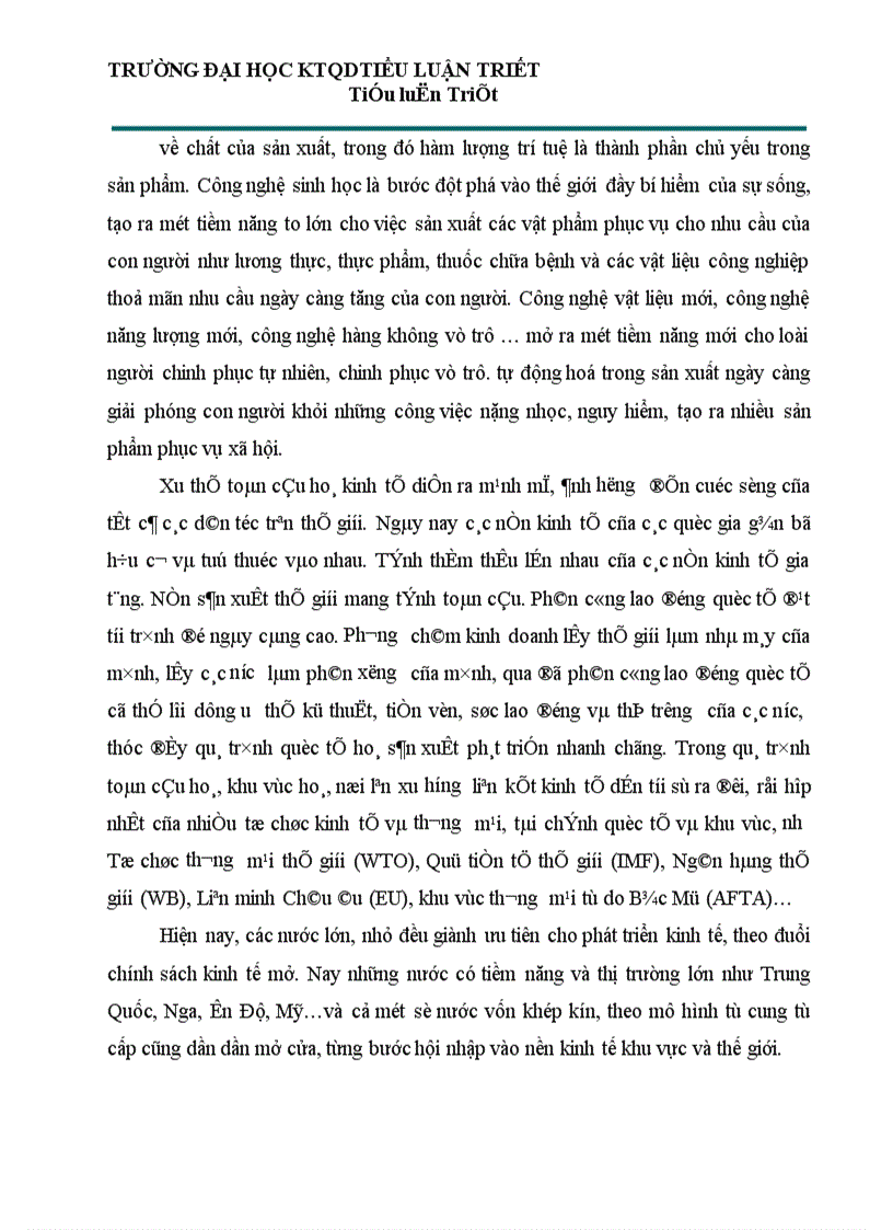 image for page Việt Nam trong xu thế hội nhập và phát triển dưới con mắt triết học 1