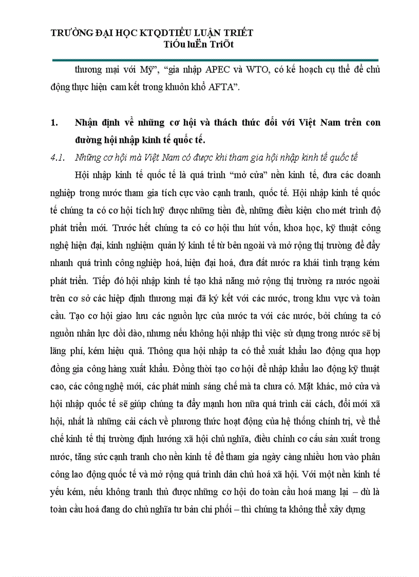 image for page Việt Nam trong xu thế hội nhập và phát triển dưới con mắt triết học 1