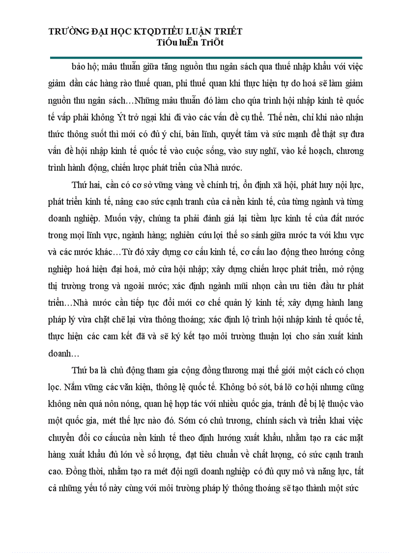 image for page Việt Nam trong xu thế hội nhập và phát triển dưới con mắt triết học 1