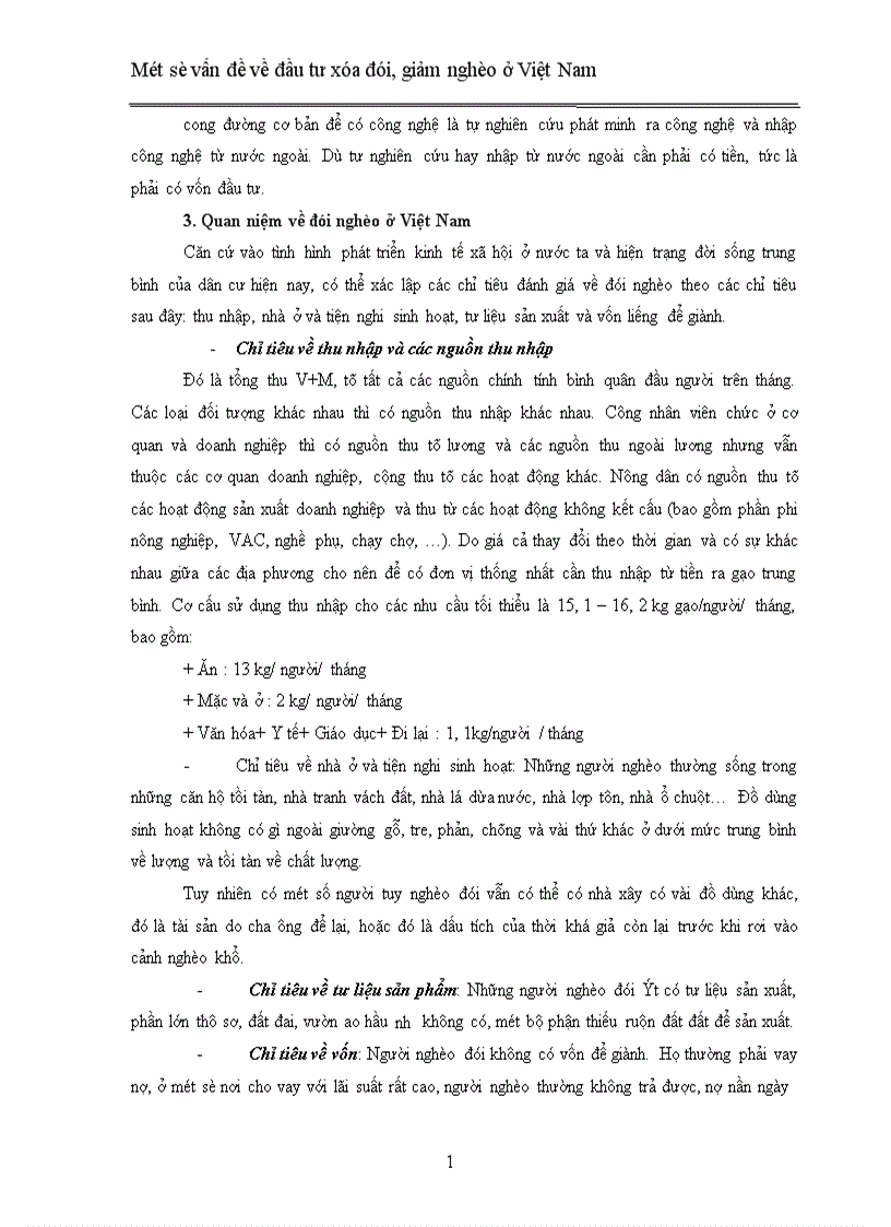 image for page Một số vấn đề về đầu tư xóa đói giảm nghèo ở Việt Nam 1