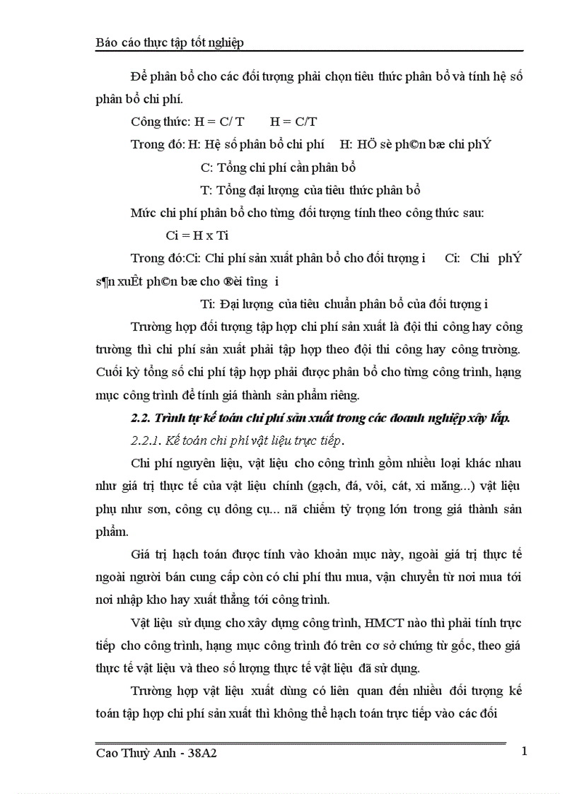 image for page Kế toán chi phí sản xuất và tính giá thành sản phẩm ở Xí nghiệp xây dựng Binh đoàn 11 1