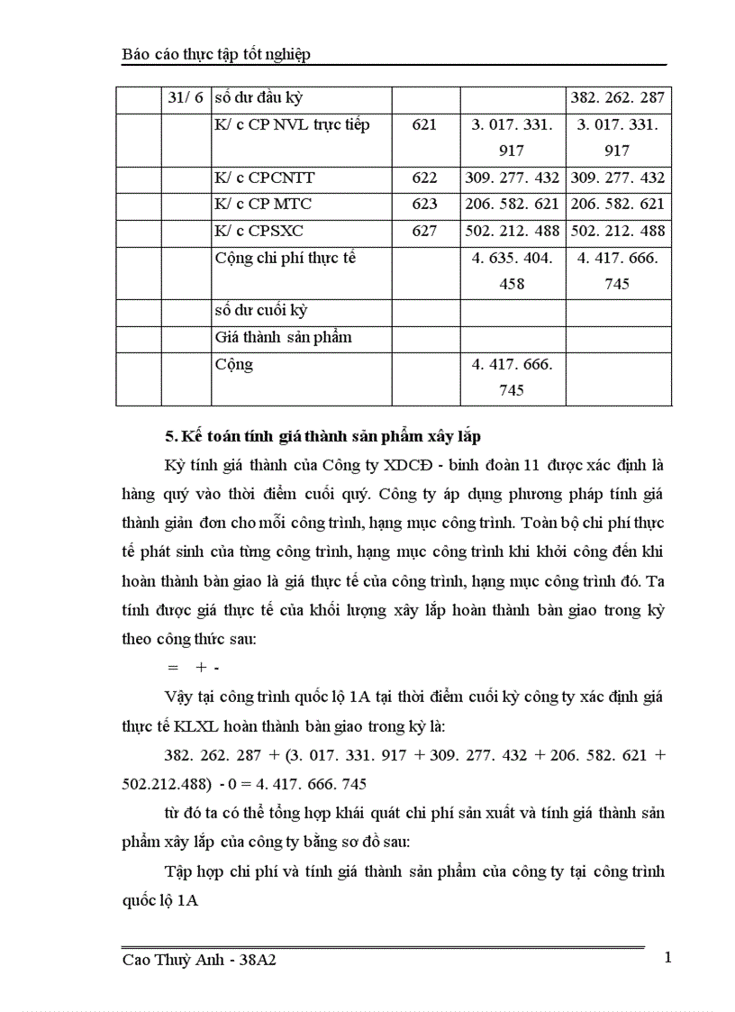 image for page Kế toán chi phí sản xuất và tính giá thành sản phẩm ở Xí nghiệp xây dựng Binh đoàn 11 1